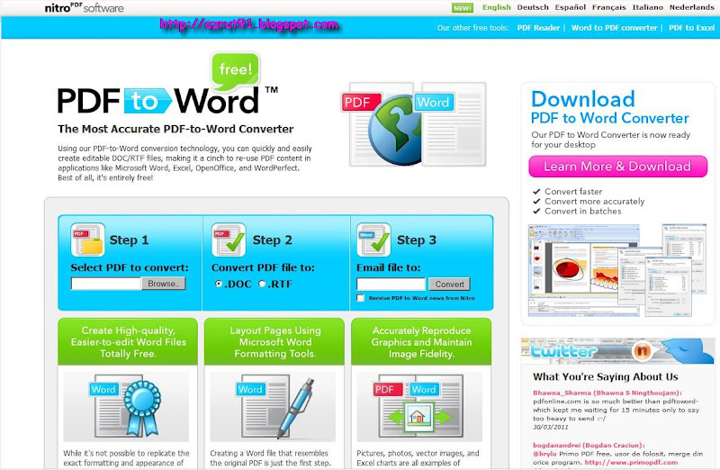 Convert PDF to Word Online